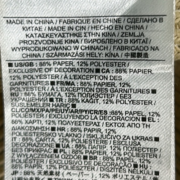 Banana Republic Wide Brim 4.5” Sun Straw Hat - Picture 8 of 15